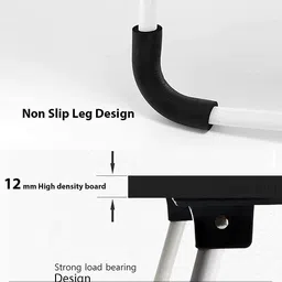 makd Multipurpose Foldable with Cup Holder, Study , Bed Wood Portable Laptop Table image 4