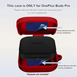 KANSOL Silicone Velcro Earbuds Case For OnePlus Buds Pro 2021 image 4