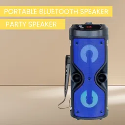Clairbell 4210 (PORTABLE BLUETOOTH PARTY SPEAKER)With Karaoke Mic & High Quality SoundW264 30 W Bluetooth Tower Speaker-picture-30