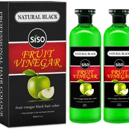 siso Fruit Vinegar Hair Color, Natural Black Color Dye , Natural Black-picture-25