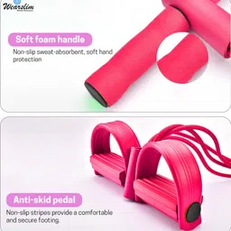 wearslim Pull Reducer, Rubber Pull Rope Exerciser Trimmer Band, 4in1 Pull Rope Expanded Ab Exerciser image 2