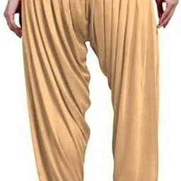 k m r garments Viscose Rayon Solid Patiala image 2