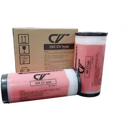 wetech RED Ink Premium Quality for RISO CV/CZ 3230/3130/3030 Duplicator PACK OF 2 Red Ink Bottle image 2