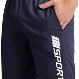 flyzen Solid Men Dark Grey Regular Shorts image 2
