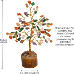 arhamarts Navratan Tree Decorative Showpiece - 4 cm image 4