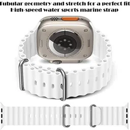 STROMBUCKS Bands Compatible with Series Ultra/8/7/6/5/4/3/2/1/SE(42MM 44MM 45MM 49MM 25.5 mm Silicone Watch Strap image 4