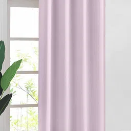URBAN SPACE Lavender Solid Black Out Door Curtain-image-34