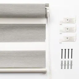 Deco Window Grey Room Darkening Window Blinds image 3