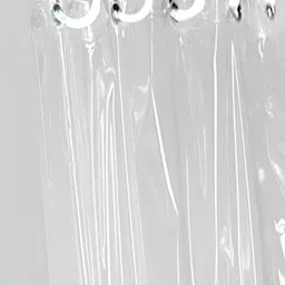 MONKDECOR Transparent Sheer Door Curtain image 2