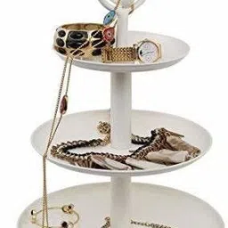 elan Tweet 3 Tier Stacked Cake Cupcake & Dessert Stand, Cupcake Display Stand Stainless Steel Cake Server-picture-24