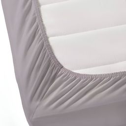 haus & kinder Mauve 300 TC Fitted Cotton King Bedsheet with 2 Pillow Covers-picture-20