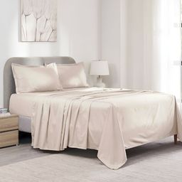MYTRIDENT White Cotton 300 TC King Bedsheet with 2 Pillow Covers-picture-41