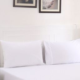 MASPAR White Cotton 200 TC Queen Bedsheet with 2 Pillow Covers-picture-17