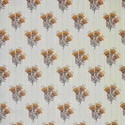 LIVING ROOTS Super King Size Jaipur Block Print Cotton Double Bedsheet & 2 Pillow Covers image 3