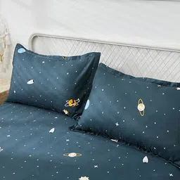 JC HOME Printed 130 TC Queen Bedsheet with 2 Pillow Covers image 4