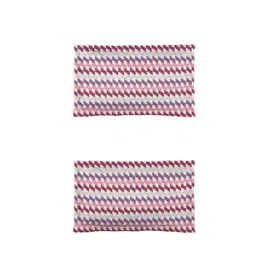 DDecor Pink & White Floral 144 TC Queen Bedsheet with 2 Pillow Covers image 2