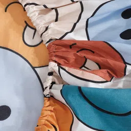 KLOTTHE Printed 300 TC Fitted King Bedsheet with 2 Pillow Covers image 3