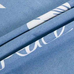 JC HOME Grey & White Graphic Queen Bedsheet image 4