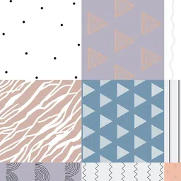 CHHAVI INDIA White & Orange Geometric Polycotton 180 TC Queen Bedsheet & 2 Pillow Covers image 3