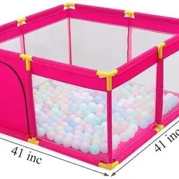samusagya playpen for Babies, Portable Baby Activity Play Pen with Safety Lock image 2