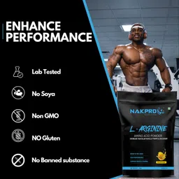 nakpro L-Arginine Amino Acid Supplement Powder | Supports Muscle Stamina | Pre Workout image 5