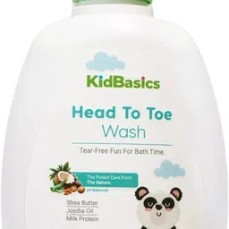 kidbasics Head-to-Toe Wash for Babies | Aloe Vera & Coconut Oil | Gentle Cleansing image 1