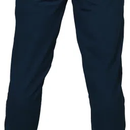 khozi Men Slim Fit Blue Lycra Blend Trousers image 2