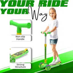 vihu New_TSC 100 SCOOTER | LED WHEELS KIDS SCOOTER image 5