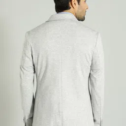 indian terrain Men Solid Single Breasted Casual Blazer image 2