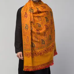 Tweedle Acrylic Self Design Men Shawl image 2