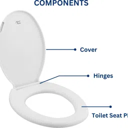 johnson pedder Plastic Toilet Seat Cover image 2