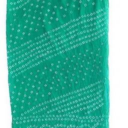 pk hub Art Silk Printed Green Women Dupatta image 2