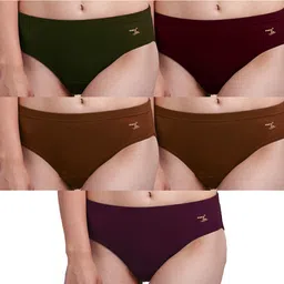 rupa Pack of 5 Women Hipster Multicolor Panty-picture-27