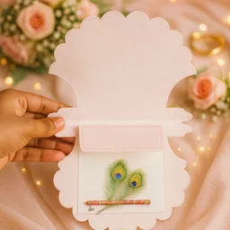 shubh shringar Wedding Money Envelope with Peacock Feather Design, 10 Pcs set Envelopes-picture-44