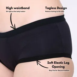 sizi Women Periods Black Panty image 3