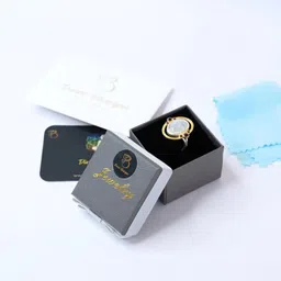 divine bhargavi Moonstone with Faceted Rhodolite Garnet Ring, 24k Gold Plating Silver Ring Silver Amethyst Gold Plated Ring image 5