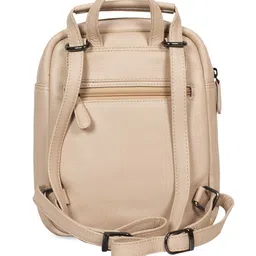 CALFNERO Women Cream-Coloured Backpack image 2