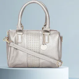 Lino Perros Gold-Toned Solid Handheld Bag-picture-11