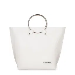 FLYING BERRY White Solid Handheld Bag image 2