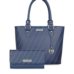 FLYING BERRY Set Of 2 Textured Water Resistant Structured Handheld Bag image 3