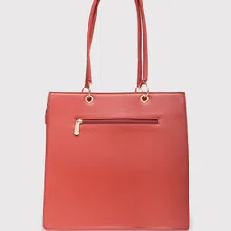 Caprese Leather Structured Handheld Bag With Pouch image 3