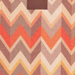 ZOUK Geometric Printed Structured Vegan Leather Shoulder Bag image 5