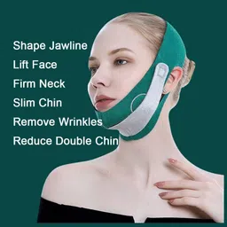 celeoris V-line Facial Slimming Belt V-Line for Chin and Cheeks Anti-Wrinkle Ultra Thin Face Shaping Mask image 2