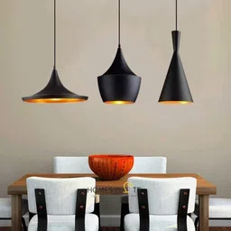 homeselite Hanging Lights for Dining Table Ceiling Pendant Lamp Scones Cluster Home Decoration Chandelier Roof Light for Home, Living Room, Bedroom,Hall, Indoor Outdoor Jhumar Lighing (BULB NOT INCLUDED) Chandelier Ceiling Lamp image 2