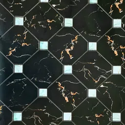 Asian royal Black & Blue Printed Heat Resistant Self Adhesive Waterproof Wall Sticker-image-85