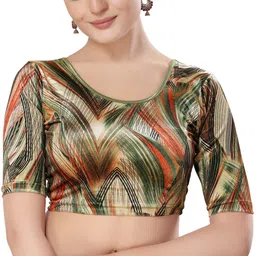 vamas-the designer blouses Round Neck Women Blouse image 1