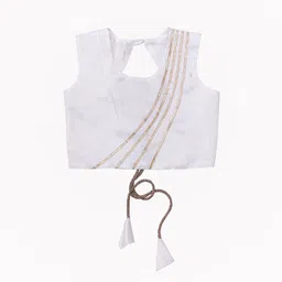 BAESD Girls Embroidered Thread Work Ready to Wear Lehenga & Blouse With Dupatta image 2