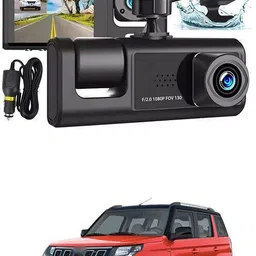gonama Universal Dash Cam 3 Channel Front and Rear Inside Dash Camera for Cars SG124 Universal Dash Cam 3 Channel Front and Rear Inside Dash Camera for Cars SG124 Parking Sensor image 1