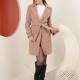 plagg Wool Solid Coat For Women image 4