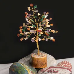 arhamarts Navratan Tree Decorative Showpiece - 4 cm image 2